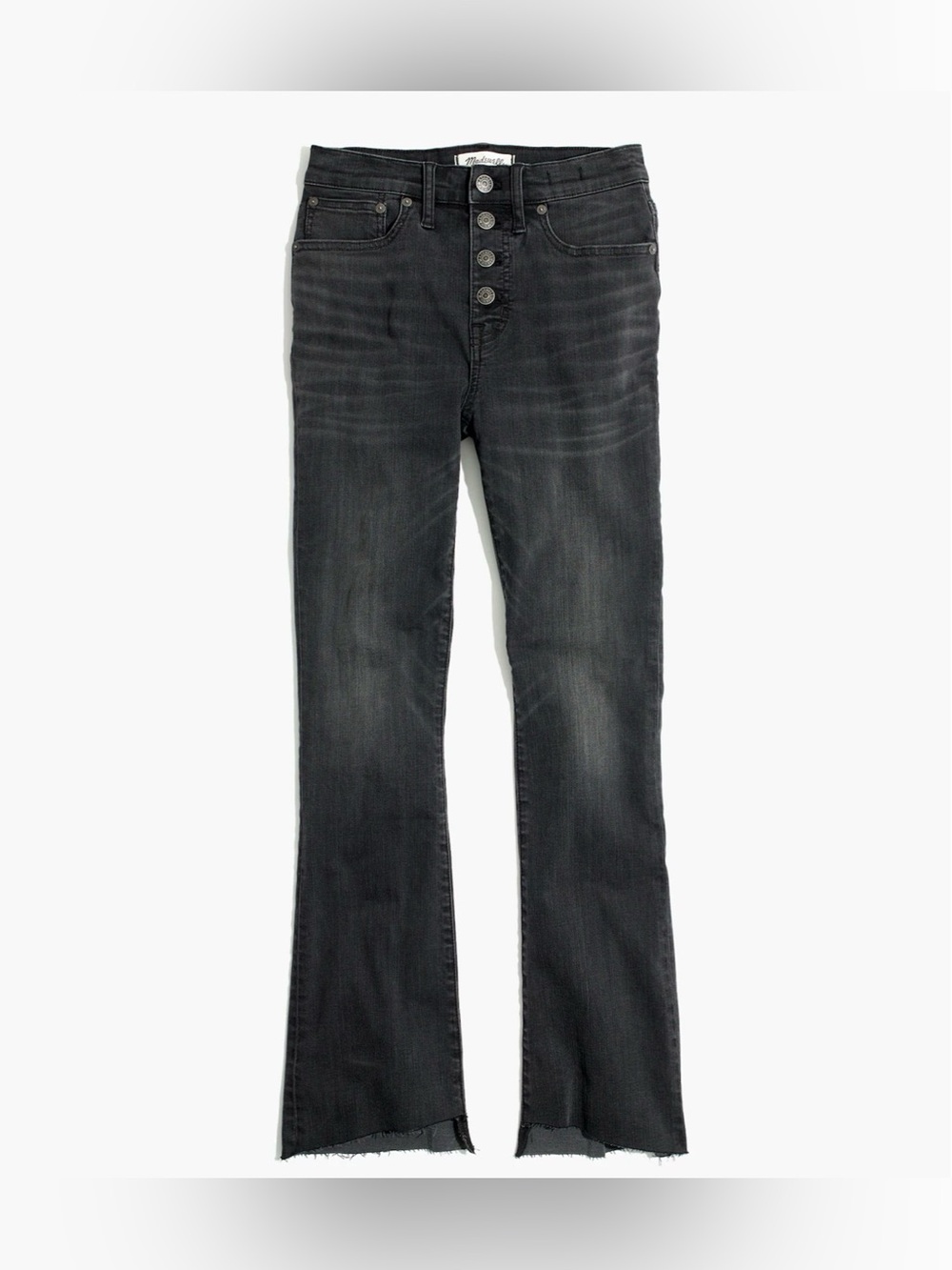 Madewell Cali Demi-Boot Jeans: Asymmetrical Hem Edition